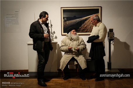 گزارش تصویری از آیین گشایش بخش نمایشگاه مفاخر و بین الملل نهمین جشنواره هنرهای تجسمی فجر