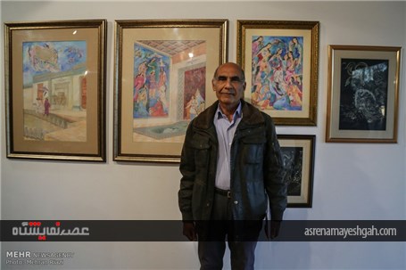 گزارش تصویری از آیین گشایش بخش نمایشگاه مفاخر و بین الملل نهمین جشنواره هنرهای تجسمی فجر
