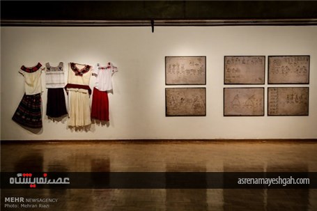 گزارش تصویری از آیین گشایش بخش نمایشگاه مفاخر و بین الملل نهمین جشنواره هنرهای تجسمی فجر