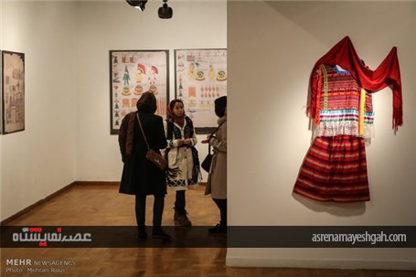 گزارش تصویری از آیین گشایش بخش نمایشگاه مفاخر و بین الملل نهمین جشنواره هنرهای تجسمی فجر