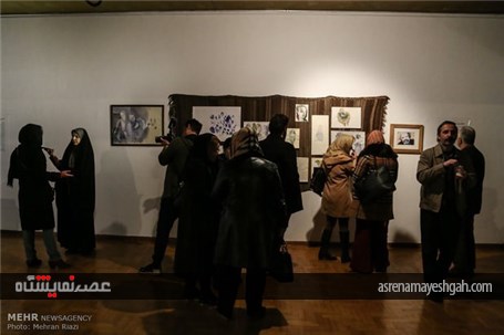 گزارش تصویری از آیین گشایش بخش نمایشگاه مفاخر و بین الملل نهمین جشنواره هنرهای تجسمی فجر