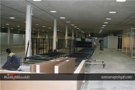گزارش تصویری از آماده سازی ششمین دوره نمایشگاه صنعت تفریحات تهران