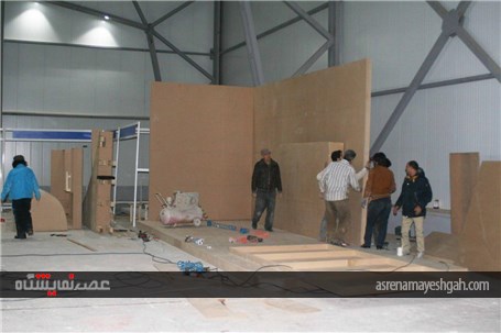 گزارش تصویری از آماده سازی ششمین دوره نمایشگاه صنعت تفریحات تهران