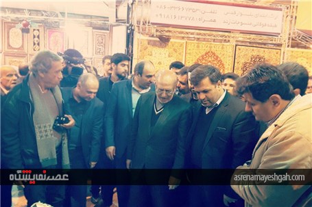 بازدید وزیرصنعت معدن و تجارت از نهمین نمایشگاه سراسری فرش دستباف اراک