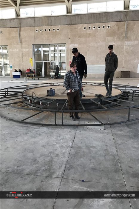 گزارش تصویری آماده سازی شهر آفتاب در آستانه نمایشگاه خودرو تهران