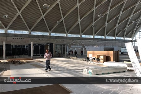 گزارش تصویری آماده سازی شهر آفتاب در آستانه نمایشگاه خودرو تهران