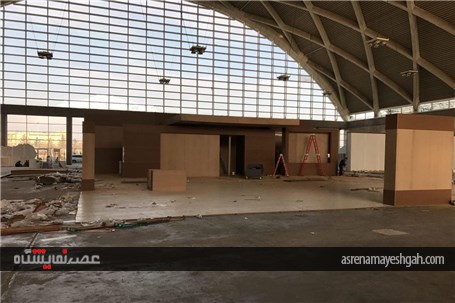 گزارش تصویری آماده سازی شهر آفتاب در آستانه نمایشگاه خودرو تهران