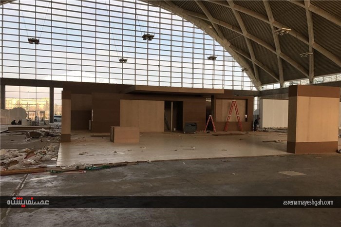گزارش تصویری آماده سازی شهر آفتاب در آستانه نمایشگاه خودرو تهران