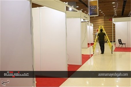 گزارش تصویری از آماده سازی نمایشگاه رسانه های دیجیتال