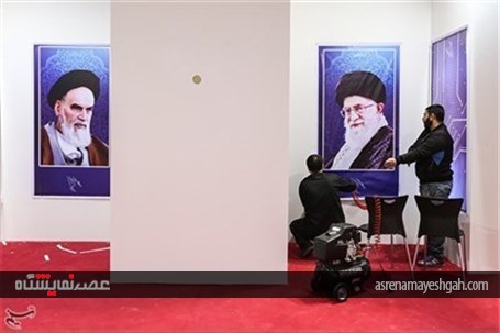 گزارش تصویری از آماده سازی نمایشگاه رسانه های دیجیتال