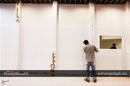 گزارش تصویری از آماده سازی نمایشگاه رسانه های دیجیتال