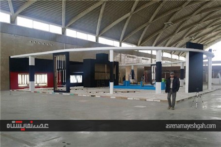 گزارش تصویری از آماده سازی غرفه های نمایشگاه خودرو تهران