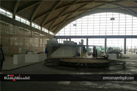 گزارش تصویری از آماده سازی غرفه های نمایشگاه خودرو تهران
