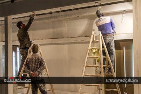 آماده سازی غرفه های نمایشگاه بین‌المللی کشاورزی در مشهد