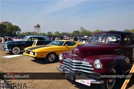 گزارش تصویری از نمایشگاه خودروهای قدیمی در دهلی نو