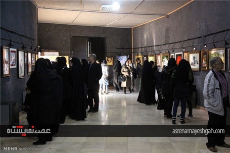 گزارش تصویری نمایشگاه نشاط جوانی در فرهنگسرای رازی