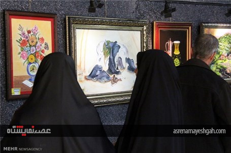 گزارش تصویری نمایشگاه نشاط جوانی در فرهنگسرای رازی