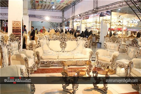 گزارش تصویری از نمایشگاه تخصصى مبلمــــــــــان صنایع چوبى ، لوستـر و دکوراسیون داخلى منزل در ارومیه