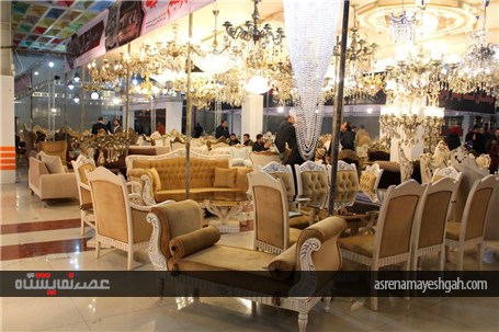 گزارش تصویری از نمایشگاه تخصصى مبلمــــــــــان صنایع چوبى ، لوستـر و دکوراسیون داخلى منزل در ارومیه