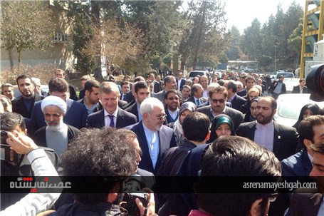 گزارش تصویری از افتتاح شانزدهمین نمایشگاه بین المللی محیط زیست با حضور دکتر ظریف