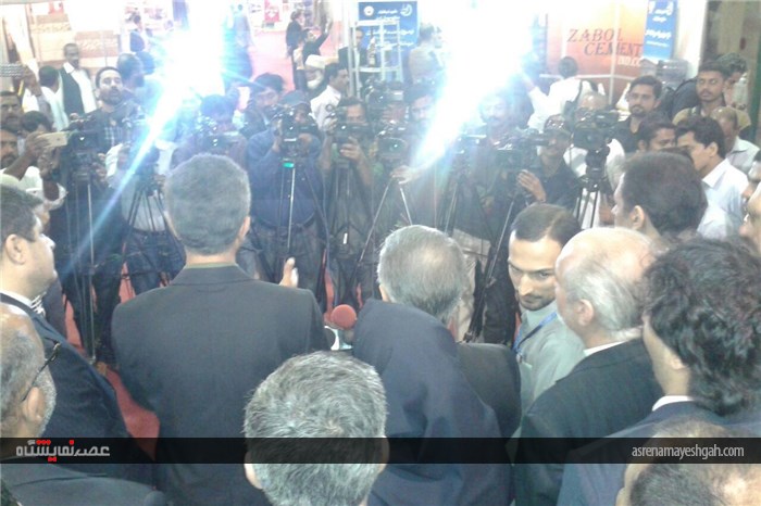 گزارش تصویری از افتتاح نمایشگاه اختصاصی جمهوری اسلامی ایران در کراچی