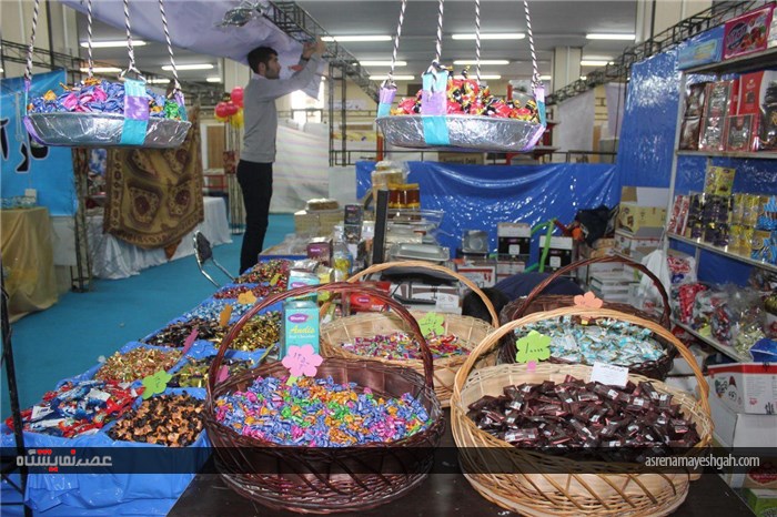 گزارش تصویری از نمایشگاه شیرینی و شکلات در همدان