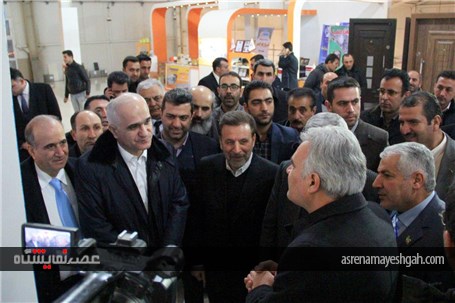 بازدید وزیر اقتصاد کشور جمهورى آذربایجان و وزیر ارتباطات و فناوری اطلاعات ایران از نمایشگاه توانمند