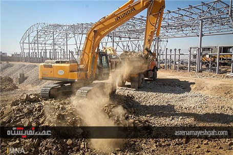 گزارش تصویری از روند ساخت و پیشرفت پروژه نمایشگاه بین المللی اصفهان