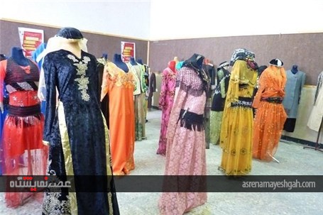 گزارش تصویری از نمایشگاه مد ولباس ایرانی کرمانشاه