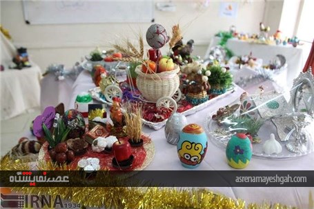 گزارش تصویری برگزاری نمایشگاه تخم مرغ های رنگی در مدارس تبریز