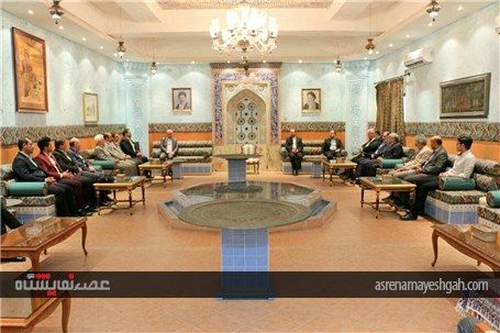 نشست هیات تجاری نمایشگاهی ایران باسفیرکشورمان در عمان