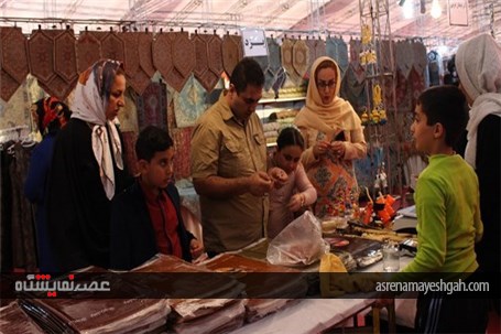 نمایشگاه سوغات و صنایع دستی استان‌ها در ساری + تصاویر