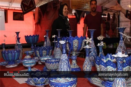 نمایشگاه سوغات و صنایع دستی استان‌ها در ساری + تصاویر
