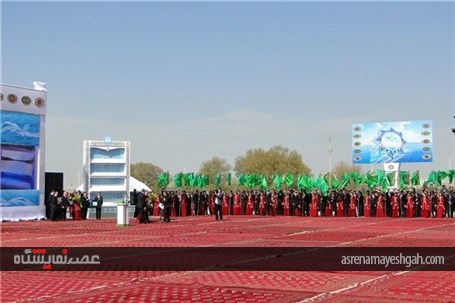 گزارش تصویری از برگزاری جشن ملی آب در ترکمنستان