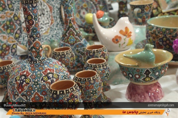 گزارش تصویری از نمایشگاه صنایع دستی در چالوس