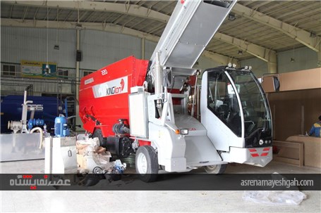 گزارش تصویری آماده سازی غرفه های نمایشگاه دام و طیور اصفهان