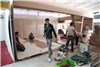 گزارش تصویری از آماده سازی غرفه های نمایشگاه دام و طیور اصفهان