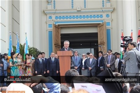گزارش تصویری از افتتاحیه اولین نمایشگاه محصولات صنعتی ازبکستان در تاجیکستان