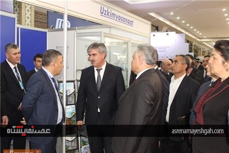 گزارش تصویری از افتتاحیه اولین نمایشگاه محصولات صنعتی ازبکستان در تاجیکستان