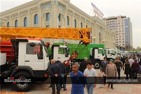 گزارش تصویری از افتتاحیه اولین نمایشگاه محصولات صنعتی ازبکستان در تاجیکستان