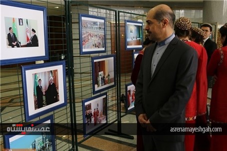 گزارش تصویری از نمایشگاه عکس سالروز برقراری روابط دیپلماتیک ترکمنستان و ایران در عشق آباد