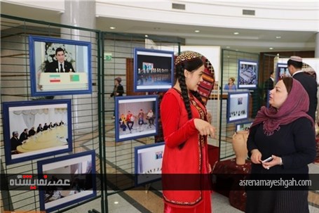 گزارش تصویری از نمایشگاه عکس سالروز برقراری روابط دیپلماتیک ترکمنستان و ایران در عشق آباد