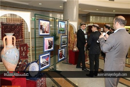 گزارش تصویری از نمایشگاه عکس سالروز برقراری روابط دیپلماتیک ترکمنستان و ایران در عشق آباد