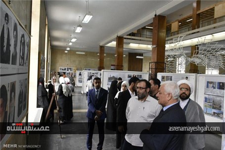 افتتاح نمایشگاه تصویری با حضور سفیر عراق در دانشگاه تهران + تصاویر
