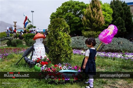 آغاز به کار پانزدهمین جشنواره گل و گیاه محلات +تصاویر