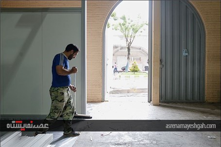 گزارش تصویری از آماده سازی بیست و دومین نمایشگاه بین المللی نفت