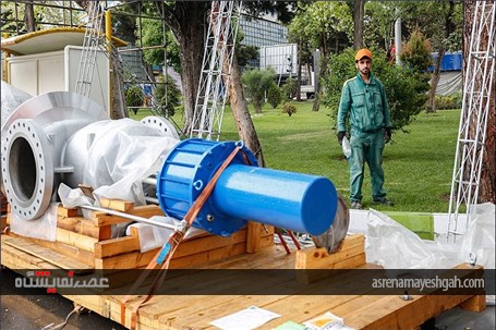 گزارش تصویری از آماده سازی بیست و دومین نمایشگاه بین المللی نفت