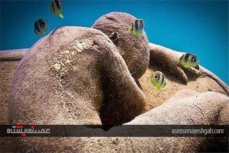 سفر به نمایشگاه مجسمه‌ها در زیر دریا+عکس