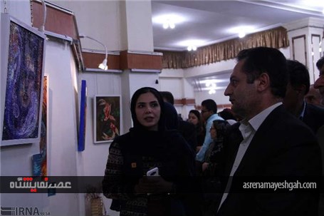 گزارش تصویری از برپایی نمایشگاه نقاشی در شهرکرد