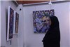 گزارش تصویری از برپایی نمایشگاه نقاشی در شهرکرد
